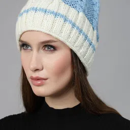 velvery Self Design Beanie-picture-28