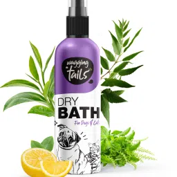 Dry Bath Waterless and Tearless Pets for Dogs and Cats Conditioning Natural, Organic Dog, Cat Shampoo-image-1