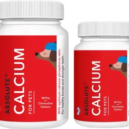 Calcium Tablets, Combo of 50 & 18 Pcs, Supports Strong Bones & Teeth, Chicken 68 kg (2x34 kg) Dry Adult, Senior, Young Dog Food-image-1