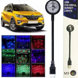 DISCO Light DJ Projection Light 7 Colors and 9 Functional Modes Triber Car Disco Shower Laser Light-27