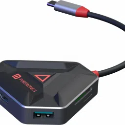 Portronics Mport 6C USB C Hub (6-in-1) Multiport Adapter with HDMI, 3-Port USB 3.0, microSD & SD Card Reader for Laptop, PC, Mac USB Hub-11