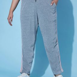 Women Solid Grey Track Pants-image-88