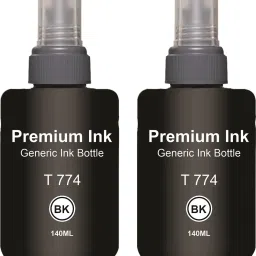 verena premium ink Refill T7741 Compatible for M100 ,M105 ,M200 ,M205 ,L655,L1455 Black Ink Bottle-19