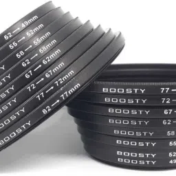 BOOSTY Lens Filter Step Up And Step Down Rings Set 16Pcs 49 mm-82 mm And 82 mm-49Mm Lens Filter Step Up And Step Down Rings Set 16Pcs 49 mm-82 mm And 82 mm-49Mm Coupling Ring-21