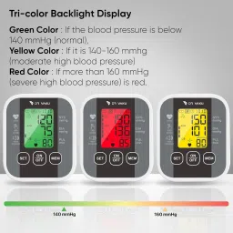 DR VAKU Fully Automatic Digital Blood Pressure Machine with Adjustable Arm Cuff, Talking Function & 20W Type-C Adapter BP Monitor Bp Monitor image 2