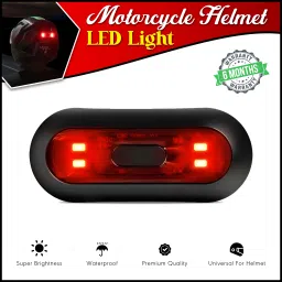 Helmet Light LED With 3 Modes of Flashing, Blinking Strobe with USB Charging License Plate Light Motorbike LED (40 V, 40 W)-image-94
