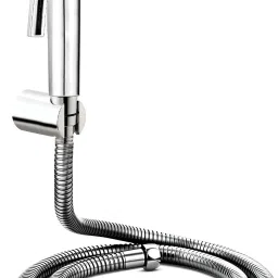 ABS Contii Health Faucet with SS-304 Grade 1 Meter Flexible Tube and Wall Hook , Chrome Finish, Bathroom Hand Shower Health Faucet, Toilet Bidet Sprayer Set HealthFaucet-picture-7