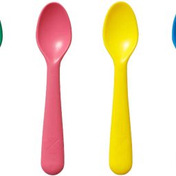 4 Piece Spoon Set Plastic, Polypropylene Soup Spoon, Ice-cream Spoon Set-38