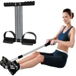 Double Spring Tummy Trimmer -Multipurpose Fitness Equipment Ab Exerciser (Black) Ab Exerciser-1