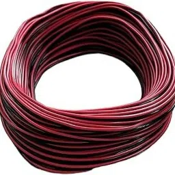 StrawHat TV-out Cable Flexible 2 Core PVC Insulated Copper Speaker Wire-12