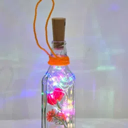 elegant elements Multicolor Glass Hanging Lantern image 2