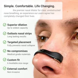 15 Count Nasal Dilators for Snoring Relief & Sports Breathing Manual Nasal Aspirator-68