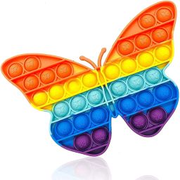 Great Fidget Toy Sensory Toy Novelty Gift for Girls Boys Kids Adults (Butterfly-r)-image-2