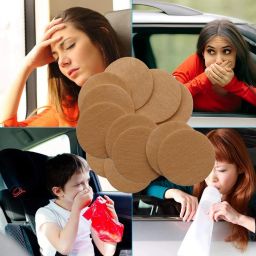 boxania Motion Sickness Patch Relieves Car Travel sickness Prevents Nausea, Dizziness and Vomiting, All Natural, No side effects Pack of 10 Patches - 10 Slots image 5