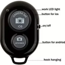 SOJUBA Wireless Bluetooth Shutter| Bluetooth Remote| Camera Remote| Selfie RemoteCamera Remote Control image 2