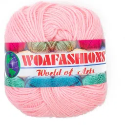 Lovable Acrylic Hand Knitting Yarn (Light Flamingo Pink) (200gms)-27