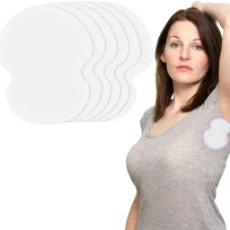 10 Pieces Underarm Sweat Pads Sweat Armpit Pad Disposable Underarm Pad Lightweight Hyperhidrosis Pad Absorbent Armpit Pad Invisible Underarm Sweat Sticker for Sweating Women and Men Sweat Pads-picture-18