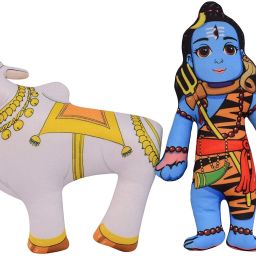 Lord Shiva Nandi Toys for Kids 7.5 Inch, Stuffed Soft Washable Toys, Best Gift- 19 cm-image-8