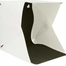 amiciVision Portable Light Box, Mini 20cm Foldable Photo Studio with 1 LED Strips (20 LEDs) Reflector-picture-2