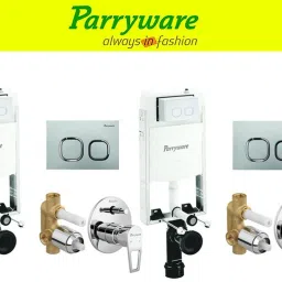 Half Frame Concealed Cistern, with divater body upper espiron set of 2 pic 383 Dual Flush Tank-image-4