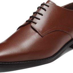 louis stitch American Tan Italian Leather Formal Derby Lace Ups for Men (RXPLTN) UK 10 Derby For Men-picture-9