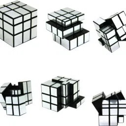 d eternal Mirror Cube 3x3 Speed Stickerless Silver Mirror Magic Cube 3x3 Mirror Cube Brainstorming Puzzle Game Toy image 4
