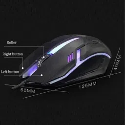 RSG 3 IN 1 COMBO PACK WITH KEYBOARD ,RGB MOUSE,USB HUB Combo Set image 4
