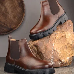 Chelsea Boots|Chunky Sole|Height Increasing|Slip-Resistance Boots For Men Boots For Men-image-35