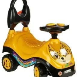 Spotty Rideon Car for Kids with Music, colourful , Backrest,& Big Wheels-31