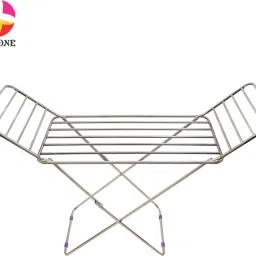 Steel, Plastic Floor Cloth Dryer Stand O1MS-012 (3 Tier)-image-76