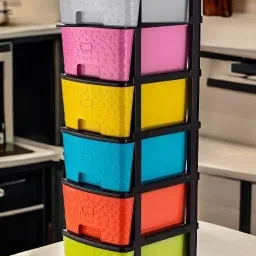 Fruits/Vegetables Kitchen Rack KITCHEN STORAGE 6 Plastic-image-5