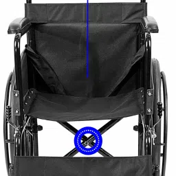 vms careline Select Plus Foldable Manual Wheelchair image 2