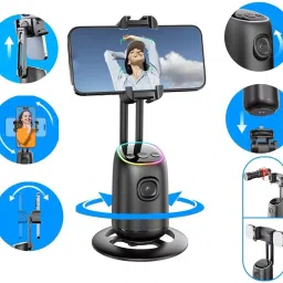 RETRACK P05 AI Auto Face Tracking Smart 360 Rotation Selfie Gimbal Stabilizer Tripod-0