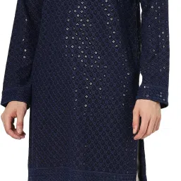 Men Embroidered Cotton Rayon Straight Kurta-picture-18