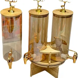Drink Dispensers with Glass Lid and Spigot Jar for Lemonade Iced Tea Outdoor Bottom Loading Water Dispenser-image-62