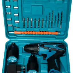 x2-12V Battery Operated with 2 Speed and 25pc Accessories Cordless Drill-picture-2