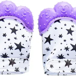 Teething Mitten Soft Food-Grade Silicone Teether Mitten Glove Hand Teething Mit Teether-13