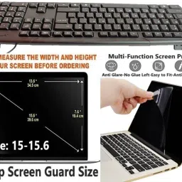 ANJO Keyboard&Mouse-WPad-Hub2.0-Cleaner-2n1OTG-Ext-LED-Skin-15.6iScrn&KeyGuard&Sleeve Combo Set image 2