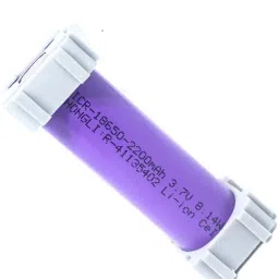 18650 cell 3.7V, 2200mAh Li-ion Rechargeable with Cell Spacer Holder Battery-image-5