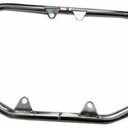 Heavy Quality chorme leg Guard For Splendor & HF Dulax Bike Crash Guard-6