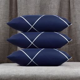 LUXURY Polyester Fibre Solid Sleeping Pillow Pack of 3-19