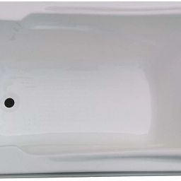 Bonn Acrylic 4.5 feet Rectangular - White Alcove Bathtub-image-89