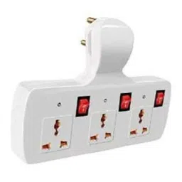 Akshita 3 Port Universal Socket Spike Guard Multi Plug Extension Board with Individual Switches and LED Light-picture-25