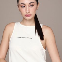 Women Printed Round Neck Pure Cotton White T-Shirt-image-32