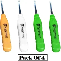 (4Pcs) Led Ear Cleaner Lighted Earpick Safety Cleaner Tool Flashlight Earpick-14