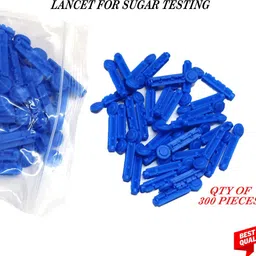 CRETO [30 Gauge Round, Blood Lancet -300 Pieces] Glucometer Lancets-image-10