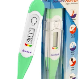 Ozocheck Digital With Flexible Tip | Fever Alarm & Beep Function | Waterproof Flexi Fast, 10 Seconds Fast Reading for Kids & Adults Thermometer-2