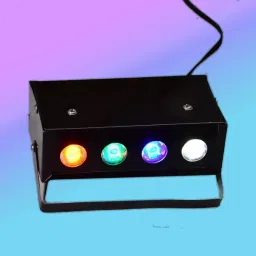 RGB LED Festival Party Light – Compact, Adjustable Speed Lamp Disco Ball Set-image-8