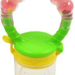 Baby Pacifier Kid Nipple Fresh Food Paste Nibbler Feeder Feeding Wean Tool Safe Baby Supplies Easy Use - Multicolor (Pack of 1) Feeder Feeder-11