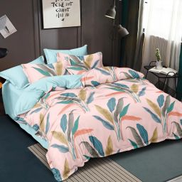 210 TC Polycotton Double Floral Flat Bedsheet-image-98